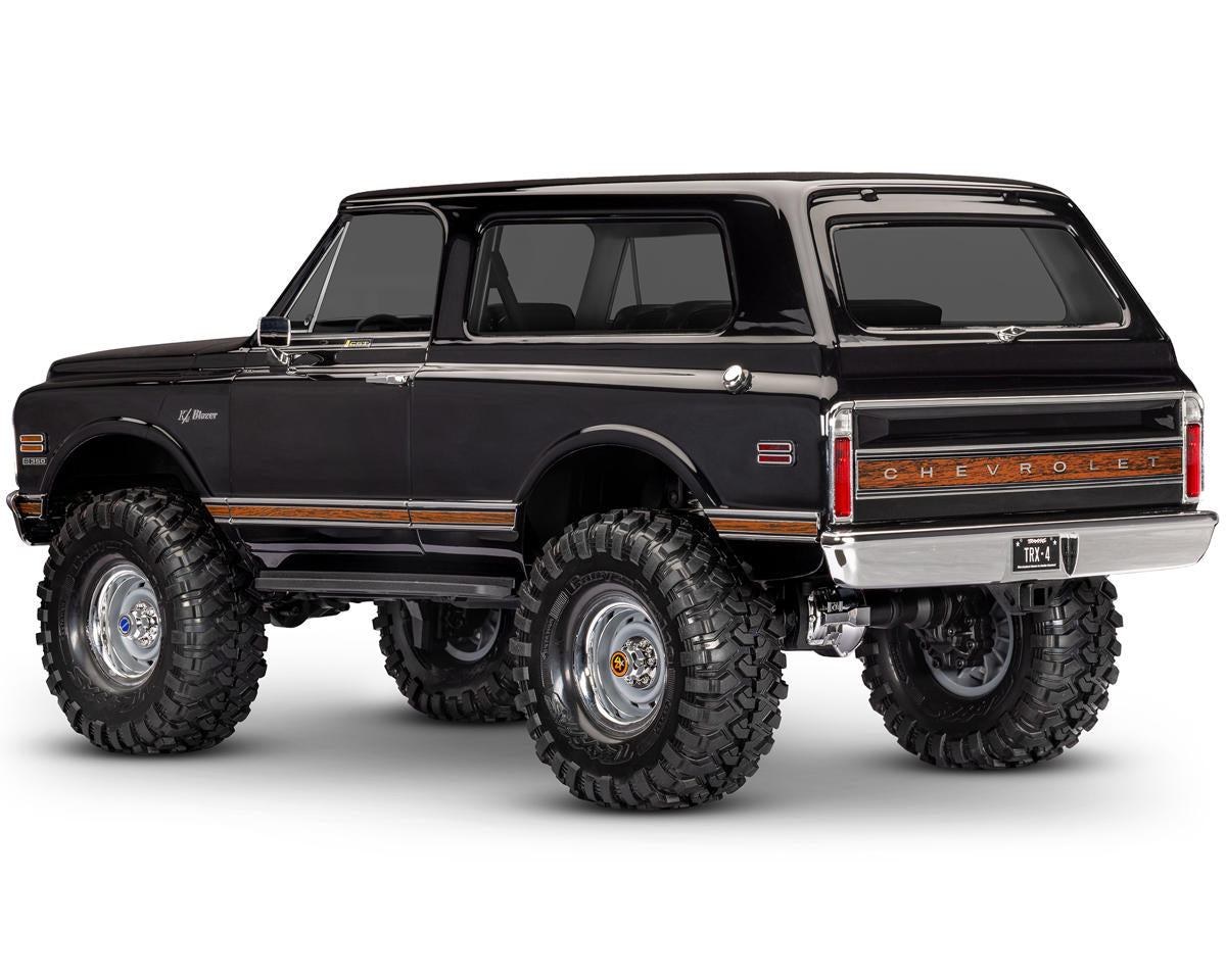 Traxxas 91076-4-BLK TRX-4® 1/10 Electric 4WD RTR Scale Trail Rock Crawler (Black) w/1972 Chevy Blazer Clipless Body & TQi 2.4GHz Radio