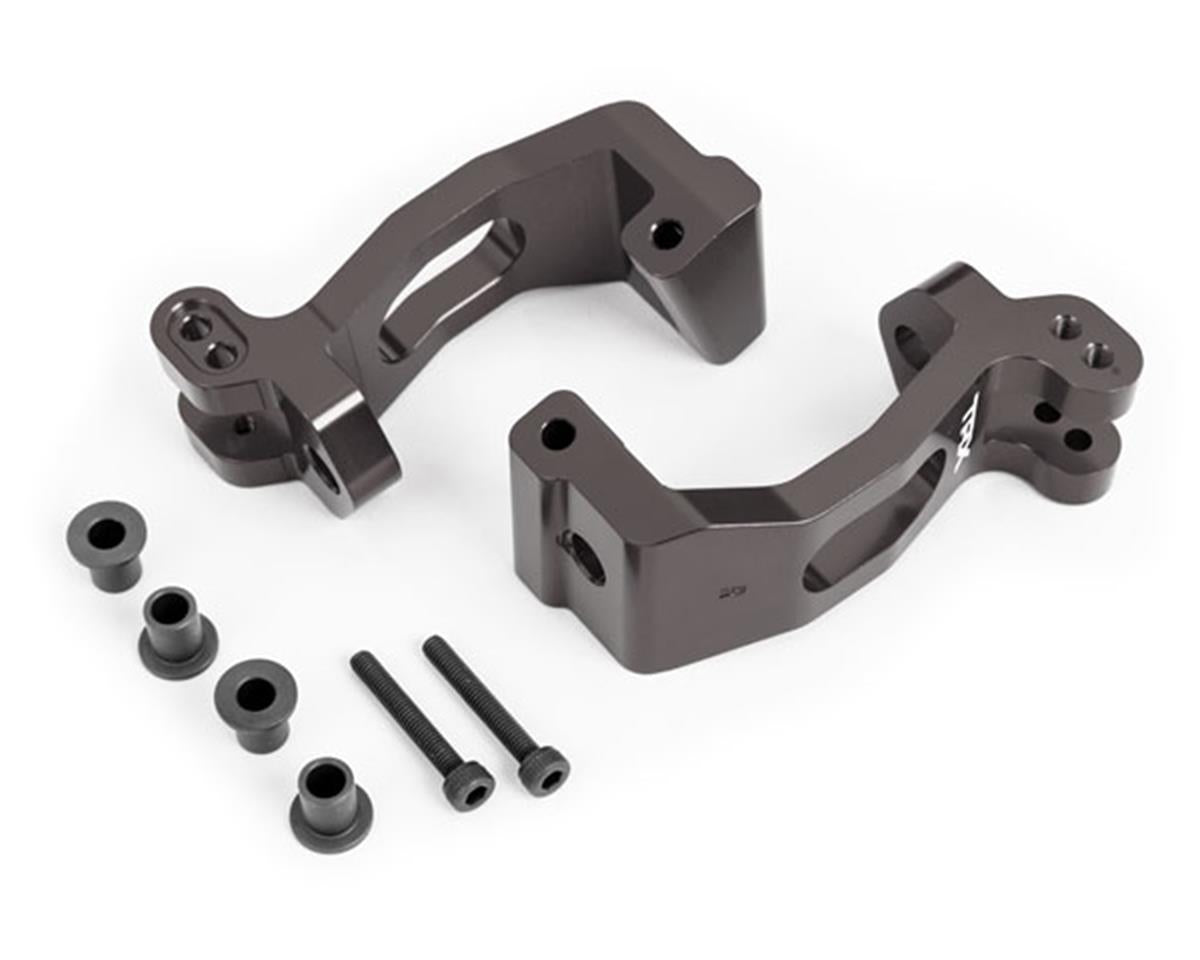 Traxxas 9532A Sledge Aluminum Caster Blocks Left & Right (Dark Titanium) (2)
