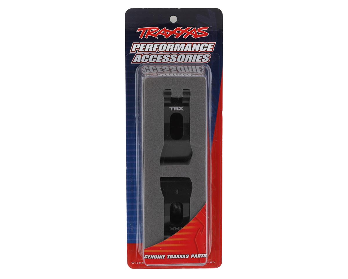 Traxxas 9532A Sledge Aluminum Caster Blocks Left & Right (Dark Titanium) (2)