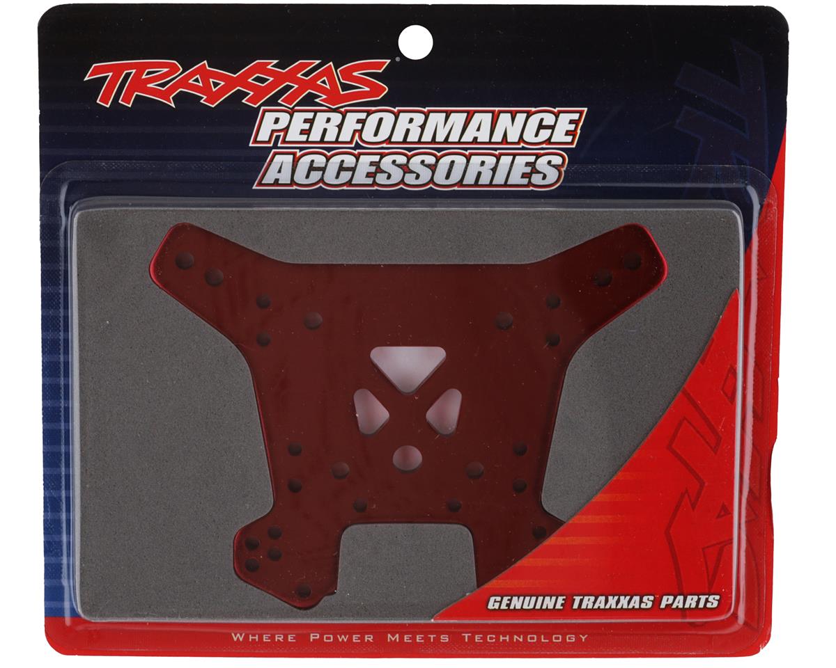 Traxxas 9538R Sledge Torre de amortiguador trasero de aluminio (rojo)