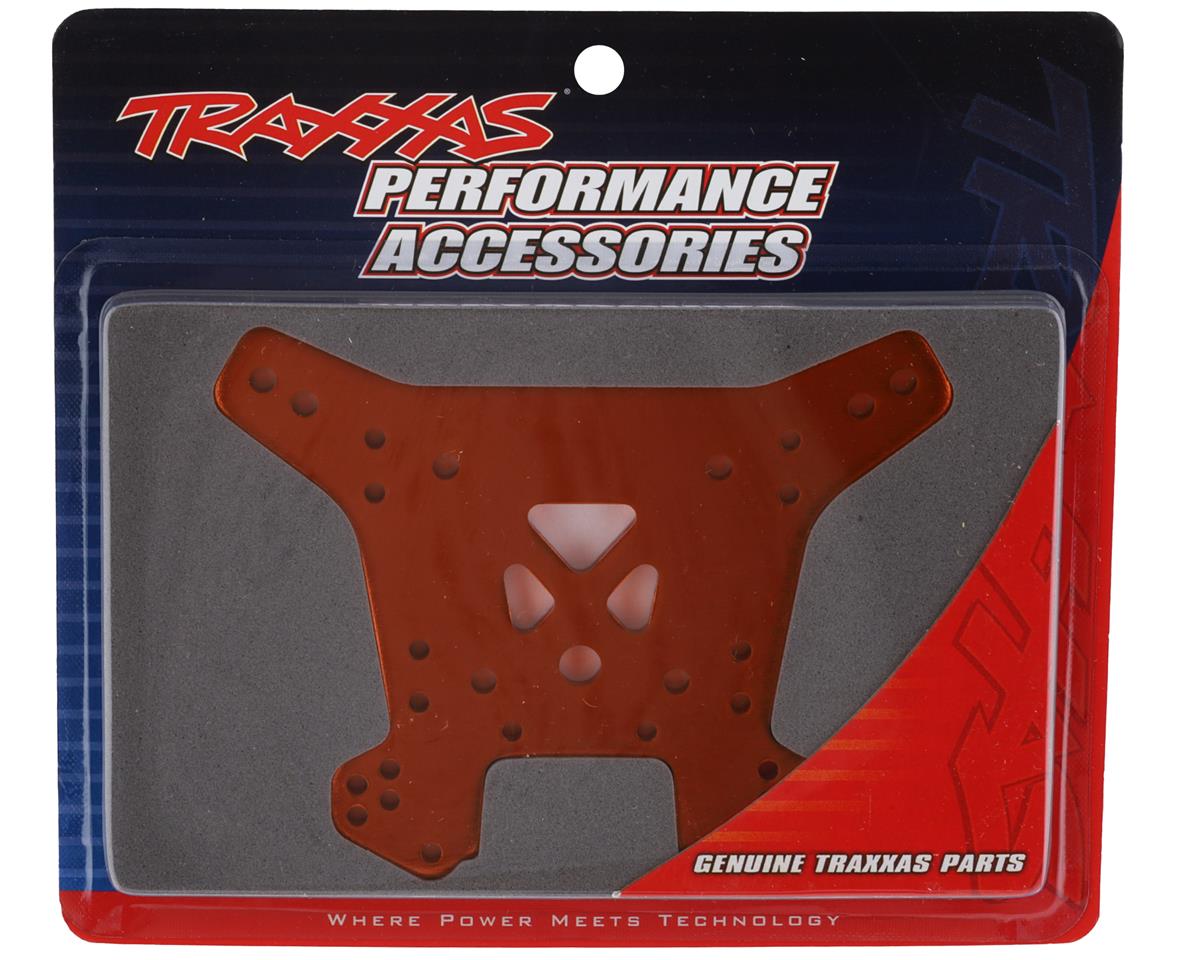 Traxxas 9538T Sledge Torre de amortiguador trasero de aluminio (naranja)