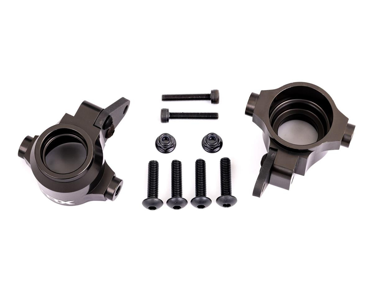TRAXXAS 9635A STEERING BLOCKS ALUM TITANIUM L/R