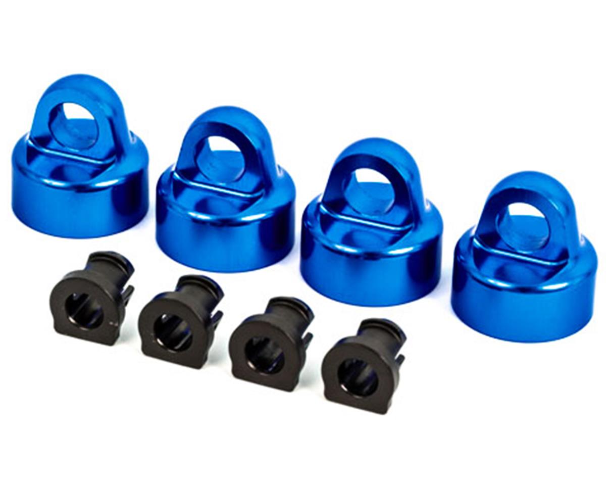 Traxxas 9664X Trineo Aluminio Gt-Maxx Tapas de Choque (Azul) (4)
