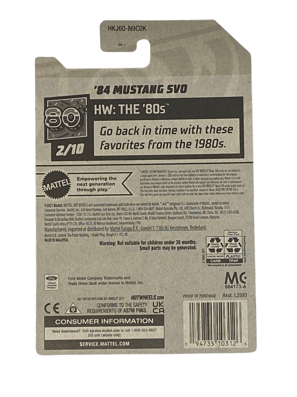 Hot Wheels '84 Mustang SVO | The '80s Series 2/10