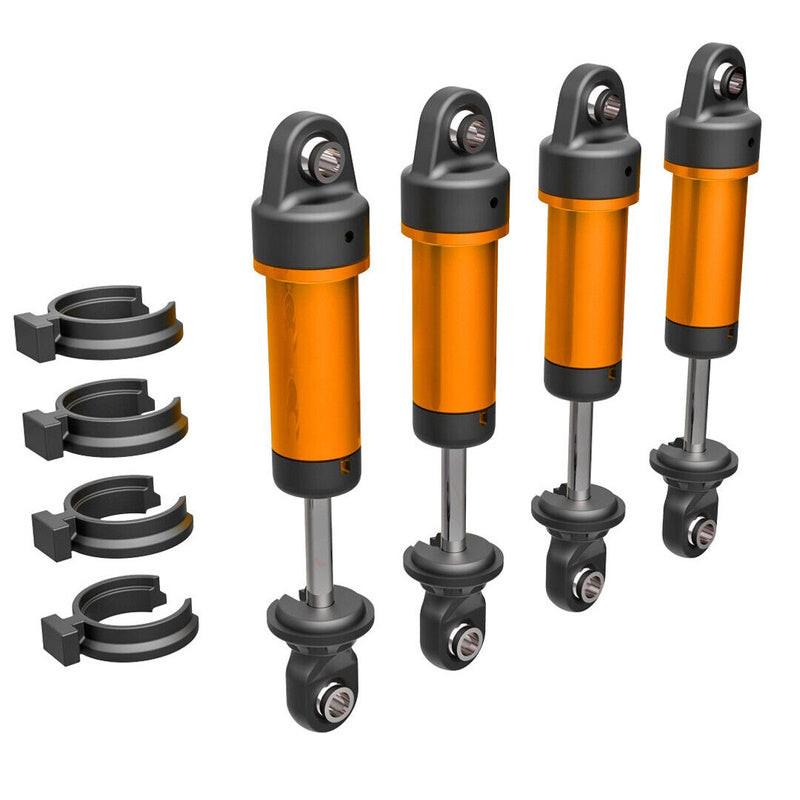 Traxxas 9764-ORNG TRX-4M Aluminum GTM Shocks (4) Orange Without Springs