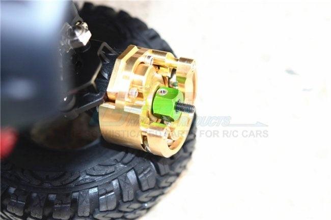 GPM BRASS EXTREME HEAVY EDITION PENDULUM WHEEL KNUCKLE AXLE WEIGHT TRAXXAS TRX-4