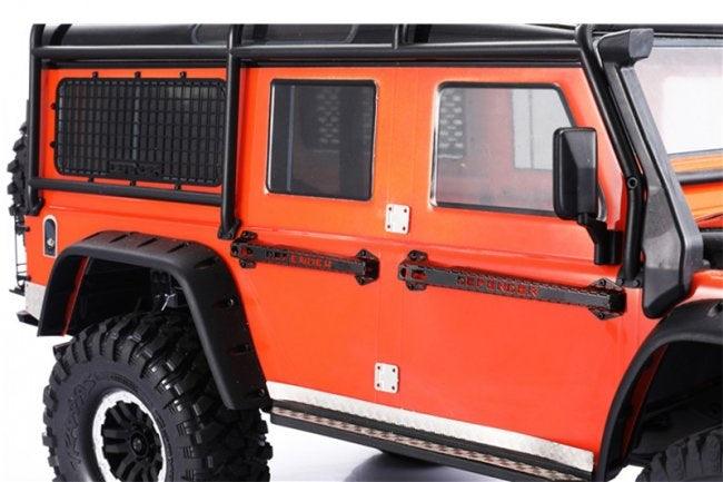 GPM RC CAR STAINLESS STEEL DOOR HANDLE TRAXXAS TRX-4 DEFENDER BLACK