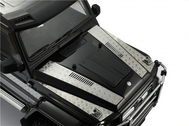 GPM STAINLESS STEEL SLIP PROOF TREAD & FENDER VENT TRAXXAS TRX-4 / TRX-6 BLACK