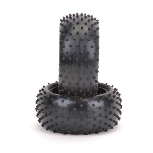 Schumacher U6558 Rear Mini Spike 2 Yellow Tires (2) 1/10 Buggy