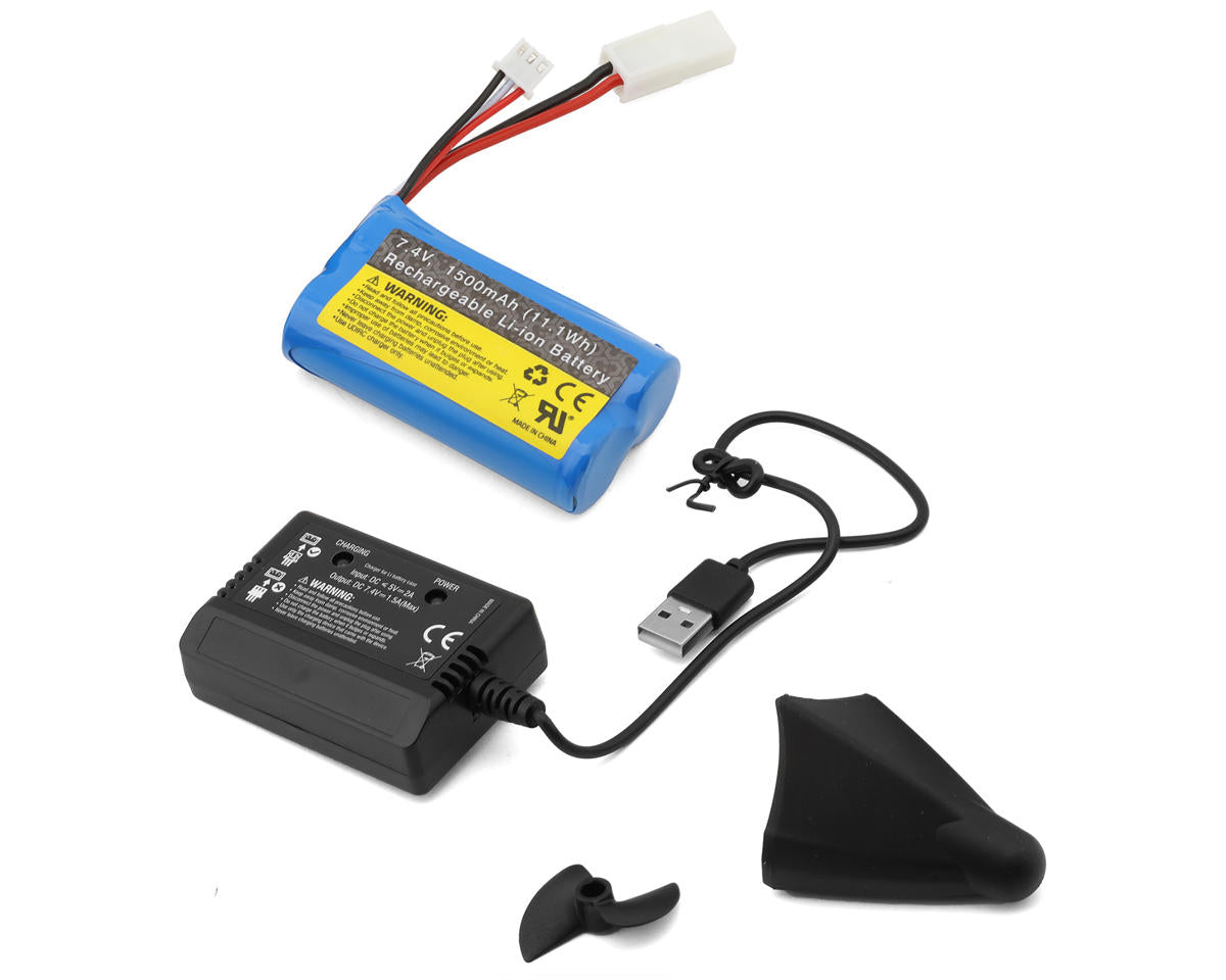 UDI RC UDI009 Rapid 17" High Speed Brushed Self-Righting RTR Electric Boat w/2.4GHz Radio