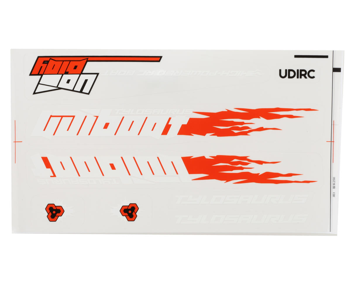 UDI RC UDI022 Tylosaurus 25" High Speed Brushless Self-Righting RTR Electric Boat w/2.4GHz Radio, Battery & Charger