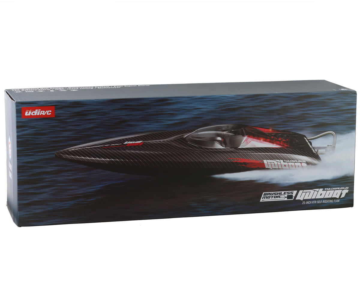 UDI RC UDI022 Tylosaurus 25" High Speed Brushless Self-Righting RTR Electric Boat w/2.4GHz Radio, Battery & Charger