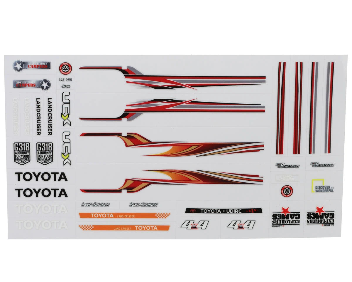 UDI RC UCX18 Pro Toyota Land Cruiser 1/18 RTR 4WD Brushless Rock Crawler (Tan) w/2.4GHz Radio, Battery & Charger