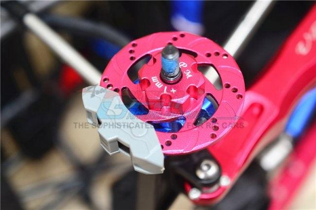 GPM ALUMINUM +1MM HEX WITH BRAKE DISK TRAXXAS UNLIMITED DESERT RACER RED
