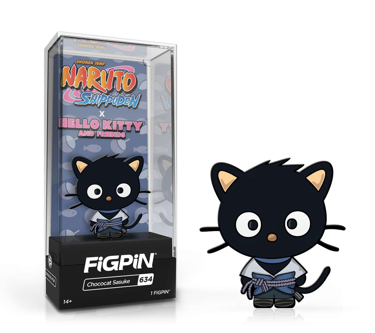 FiGPiN: Naruto x Hello Kitty & Friends – Chococat Sasuke #634
