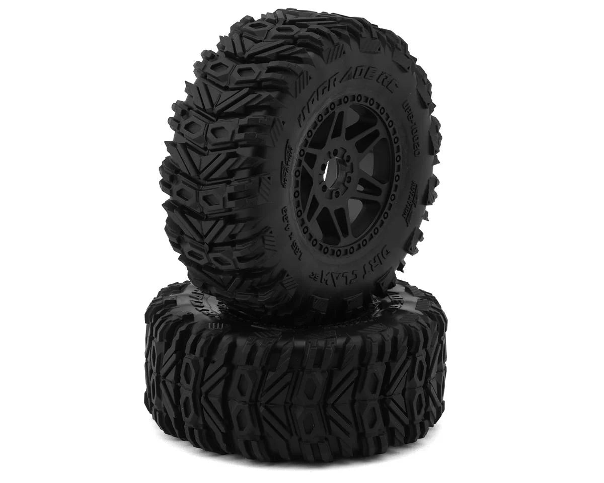UpGrade RC UPG-10020 Dirt Claw SC 2.2/3.0" Pre-Mounted BELTED Short Course Truck Tires (2) (17mm/14mm/12mm Hex)