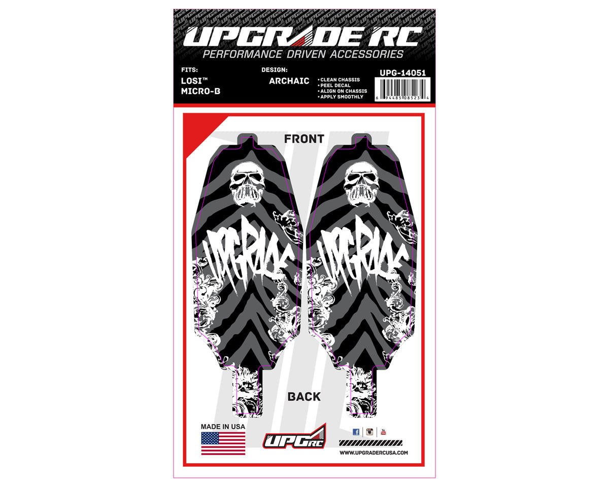 UpGrade RC UPG-14051 Chassis Protector for Losi® Micro-B (Archaic) (2)