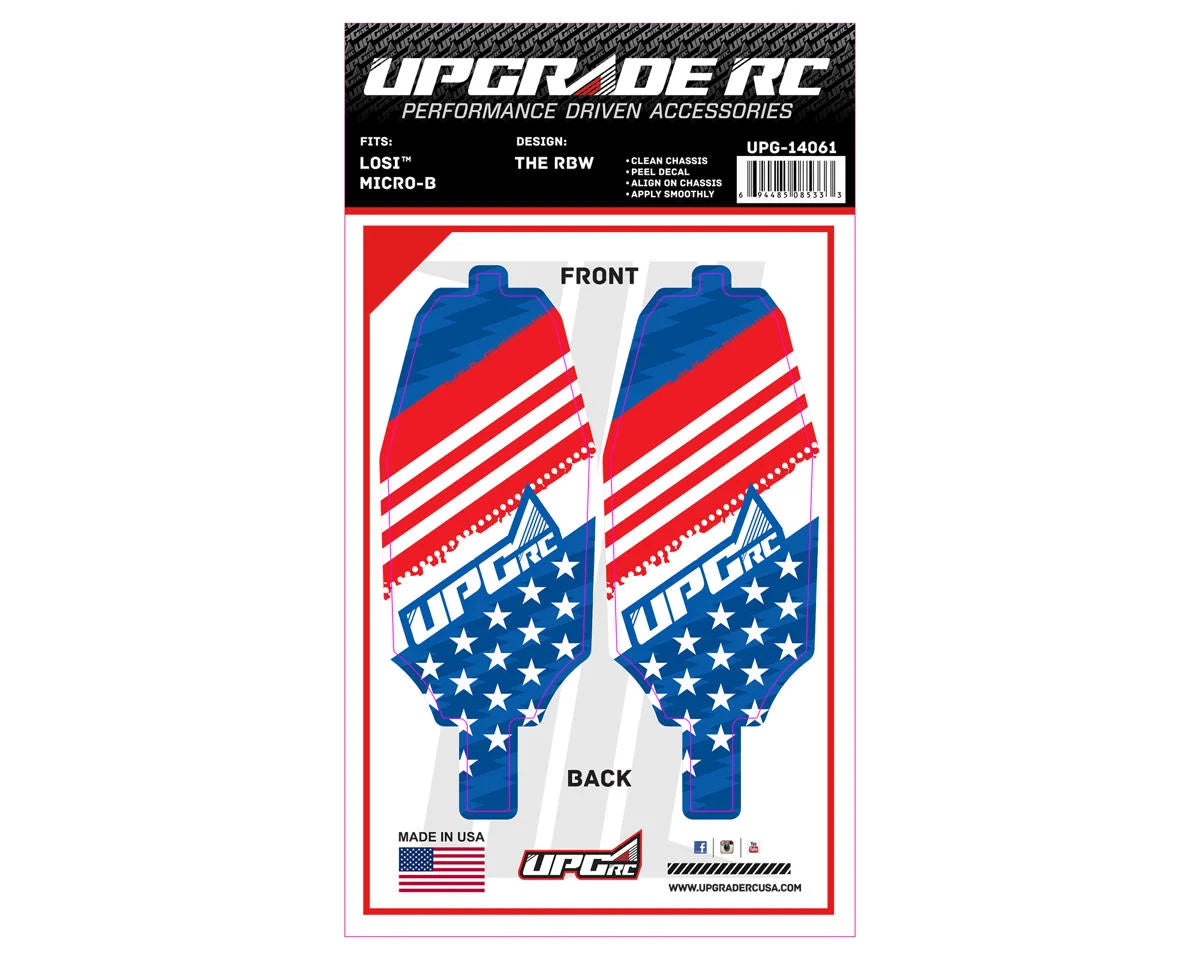 UpGrade RC UPG-14061 Chassis Protector for Losi® Micro-B (The RWB) (2)
