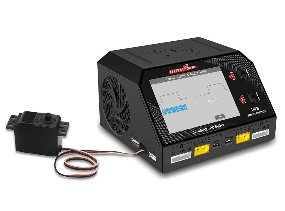 Ultra Power Technology UP8 AC 400W / DC 600W 16A x2 Dual Channel Output 1-6S Battery Charger/Discharger/Balancer/Tester