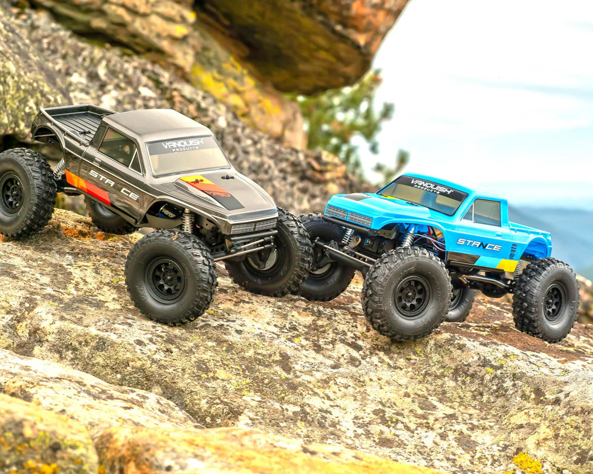 Vanquish VPS09009C Products 1/10 VRD Stance Portal Axle 4x4 RTR 1/10 Comp Rock Crawler (Progress Blue) w/2.4GHz Radio