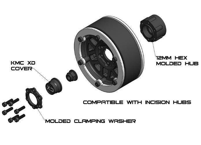 Vanquish IRC00253 Incision 1.9 Kmc XD229 Machete Black Plastic Beedlock Wheel