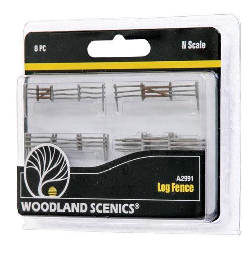 Woodland Scenics A2991 N Scale Log Fence