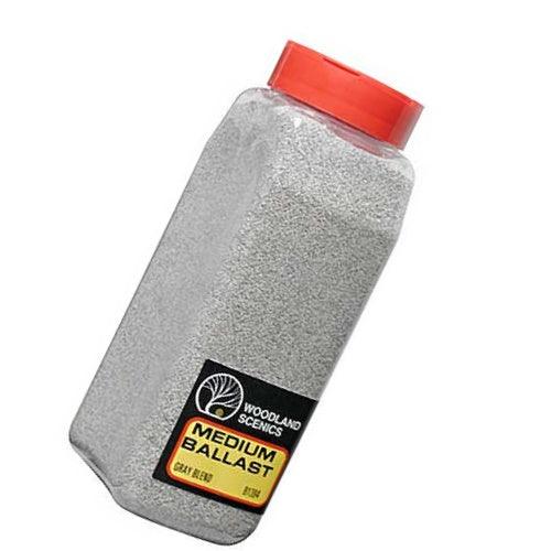 Woodland Scenics B1394 Ballast Medium Gray Blend 32oz