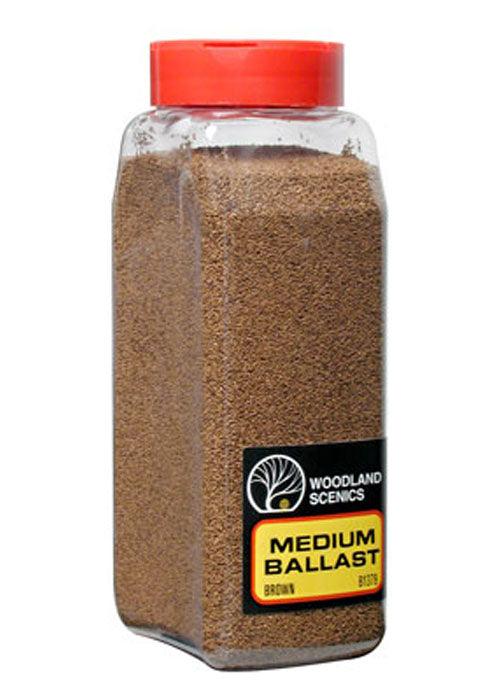 Woodland Scenics B1386 Ballast Coarse Brown 32oz
