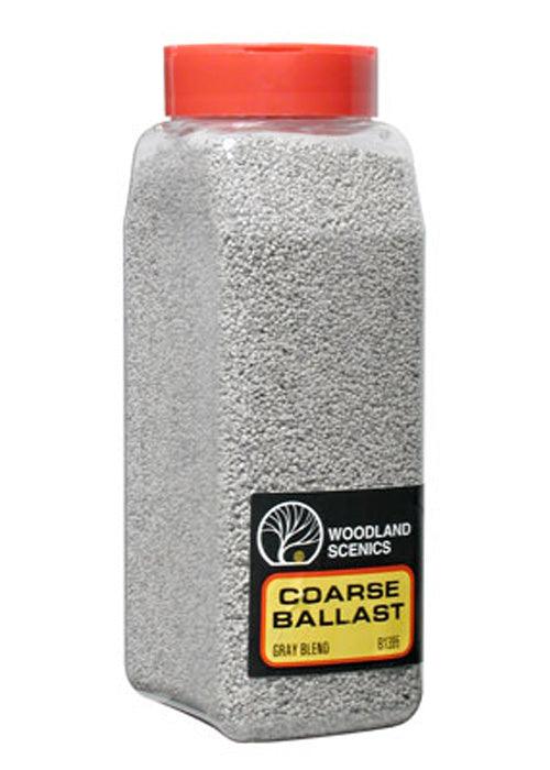 Woodland Scenics B1395 Ballast Coarse Gray Blend 32oz