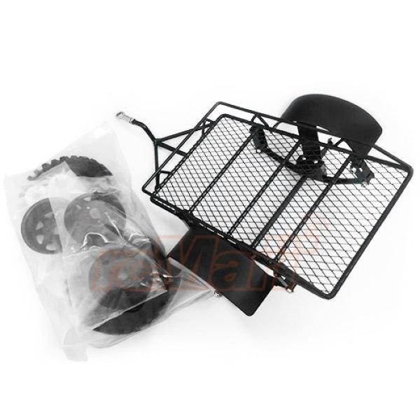 Yeah Racing YA-0405 1/10 Metal Leaf Spring Hitch Mount Trailer Rock Crawler