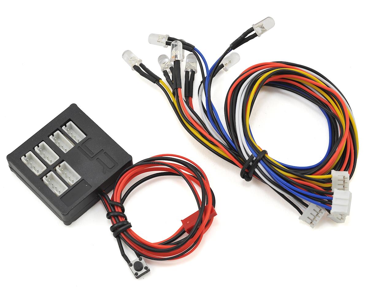 Yeah Racing LK-0002 Dark Drifter 6-Slot LED Light Kit w/Lights