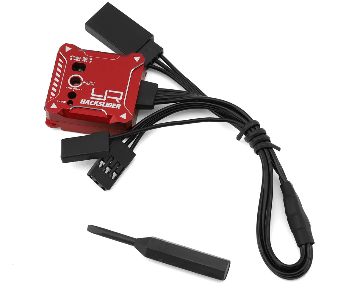 Yeah Racing ye-0044rd Hackslider Drift Performance Tuned Competition Gyro (Red)