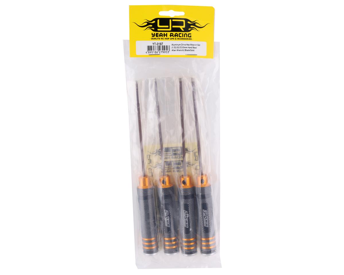 Yeah Racing YT-0187 Metric Hex Driver Set (4) (1.5, 2.0, 2.5, 3.0mm)