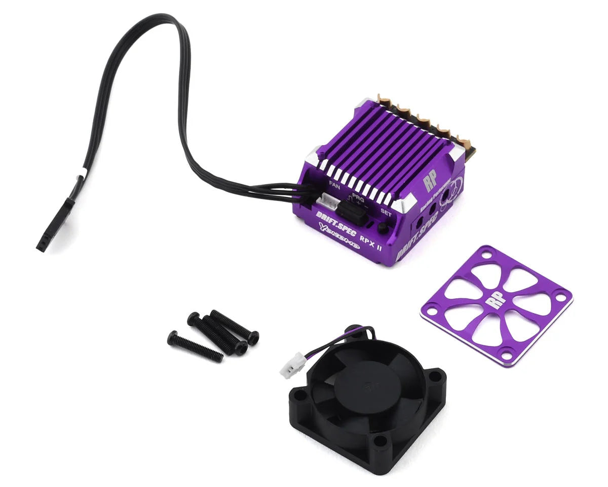 Yokomo YOKBL-RPX2DP RPX-II Drift Spec Sensored Brushless ESC (Purple)