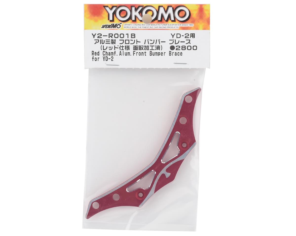 Yokomo YOKY2-R001BA YD-2 Aluminum Front Bumper Brace (Red)