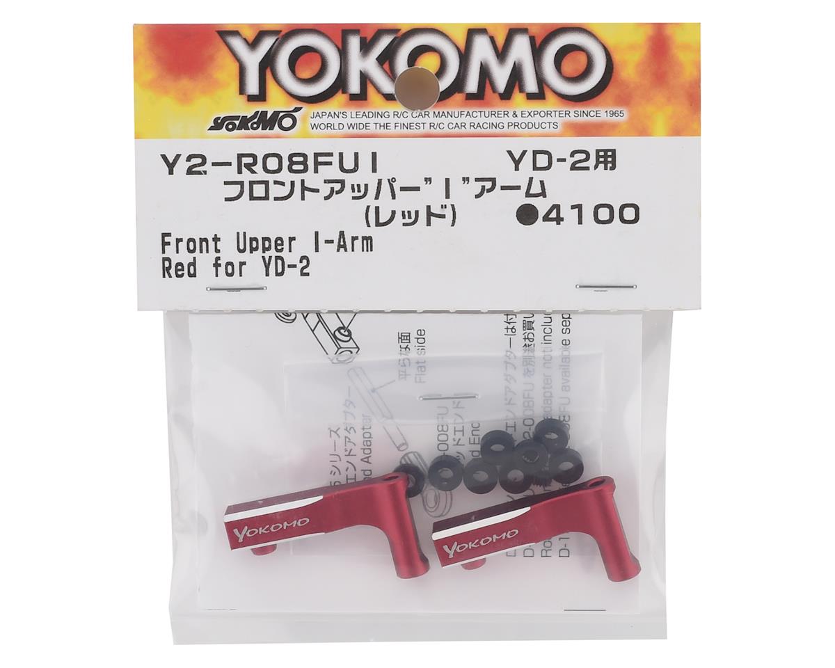 Yokomo YOKY2-R08FUIA YD-2 Aluminum Front Upper L Arm Kit (Red)