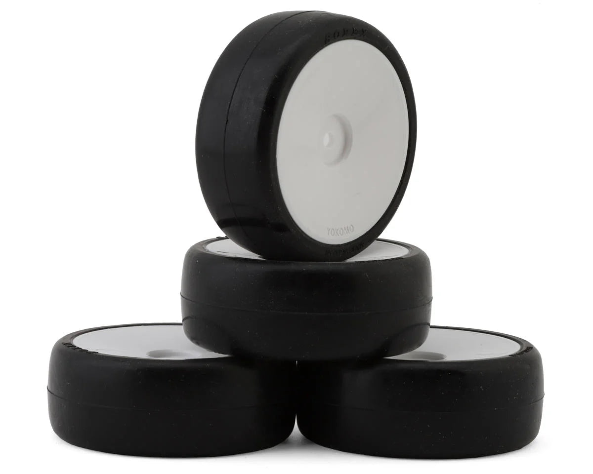 OUT OF STOCK YOKOMO ZR-SO28RA Sorex Pre-Glued Touring Car Tires (4) (28 Shore) (Asphalt Insert)