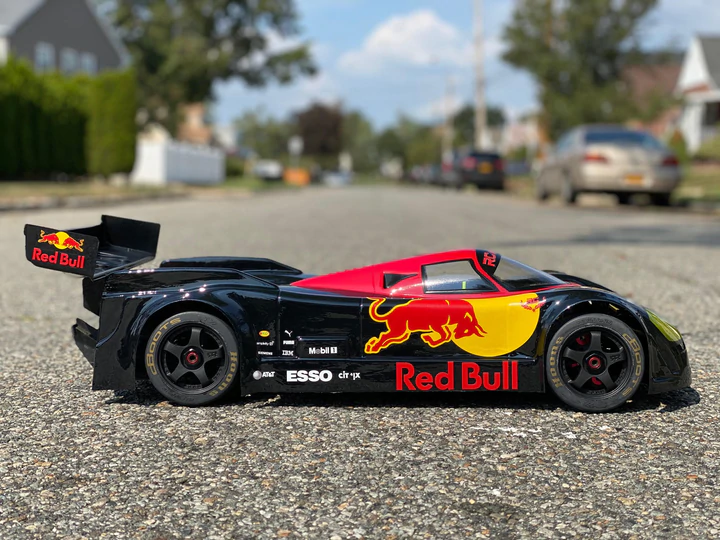 8500 JAG XRS LI BODY FITS ARRMA INFRACTION, LIMITLESS, 1/7 SCALE 2MM / WINDOW MASKS