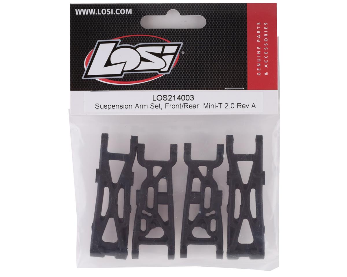 Losi LOS214003 Mini-T 2.0 Juego de brazos de suspensión