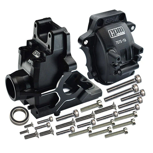 GPM Racing SLE012-BK Traxxas Slefge Aluminum 7075-T6 Front Or Rear Gear Box Black