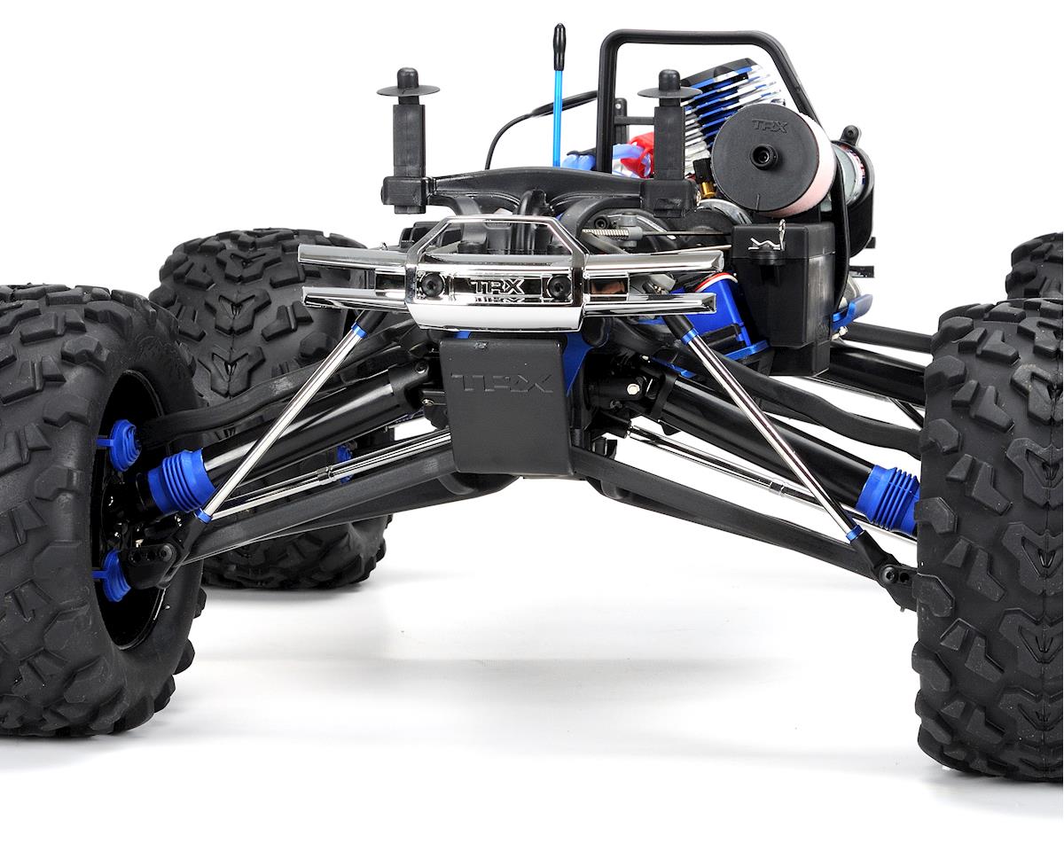 Traxxas 53097-3 AZUL Revo 3.3 4WD RTR Nitro Monster Truck con TQi 2.4Ghz Radi