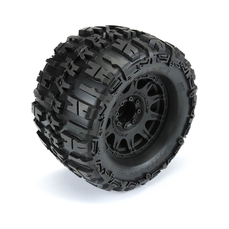 PROLINE 118410 Trencher X 3.8" Mounted Raid MT Tires, 8x32 17mm (F/R)