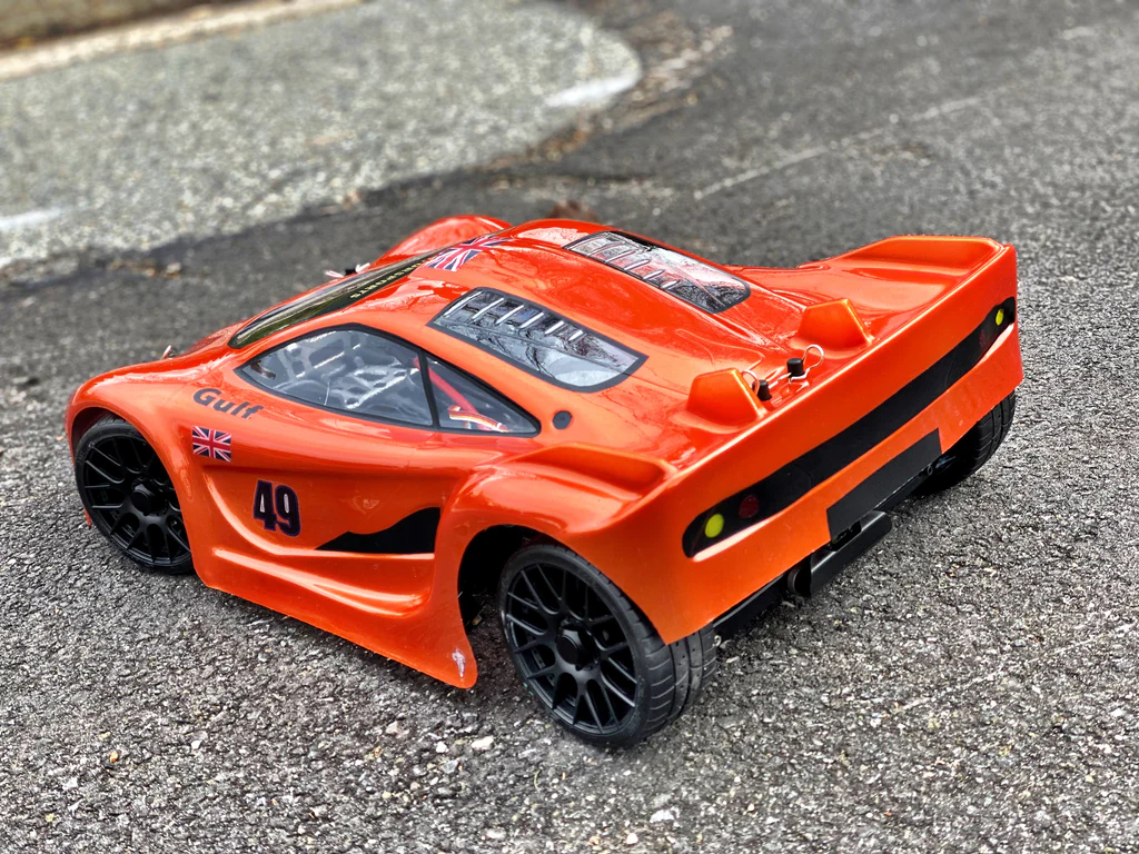DELTA PLASTIK 0122 - MCLAREN 2 1/8 SCALE GT RC CAR BODY