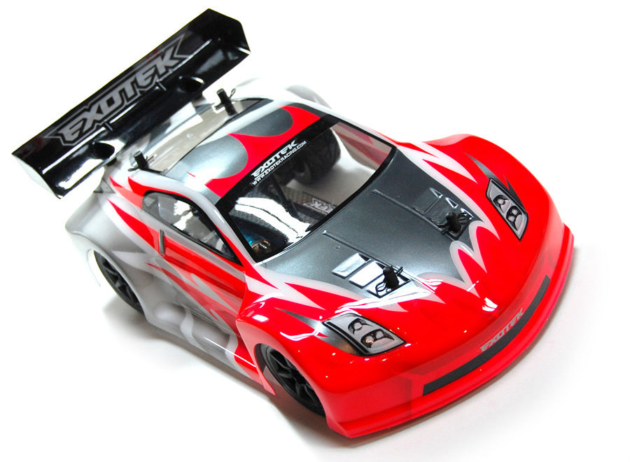 Exotek 1801 GT-Z Juego de carrocería transparente, para Mini Apex Touring Car, carrocería Lexan Race
