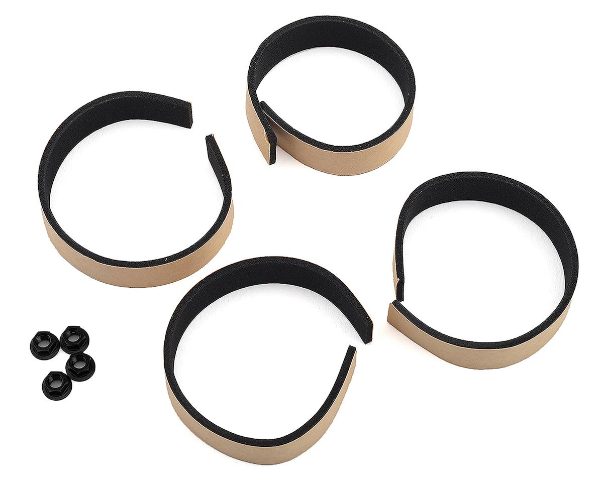 MST 832105SBK S-GD 21 Jeu de roues (argent/noir) (4) (décalage modifiable) avec hexagone de 12 mm