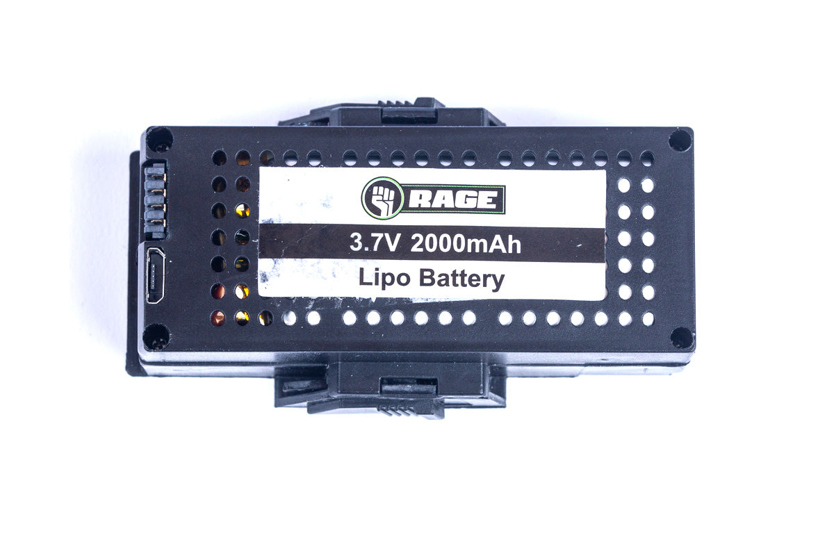 RGR4412 3.7V 1S 2000mAh Lipo Battery w/Case; Stinger 2.0