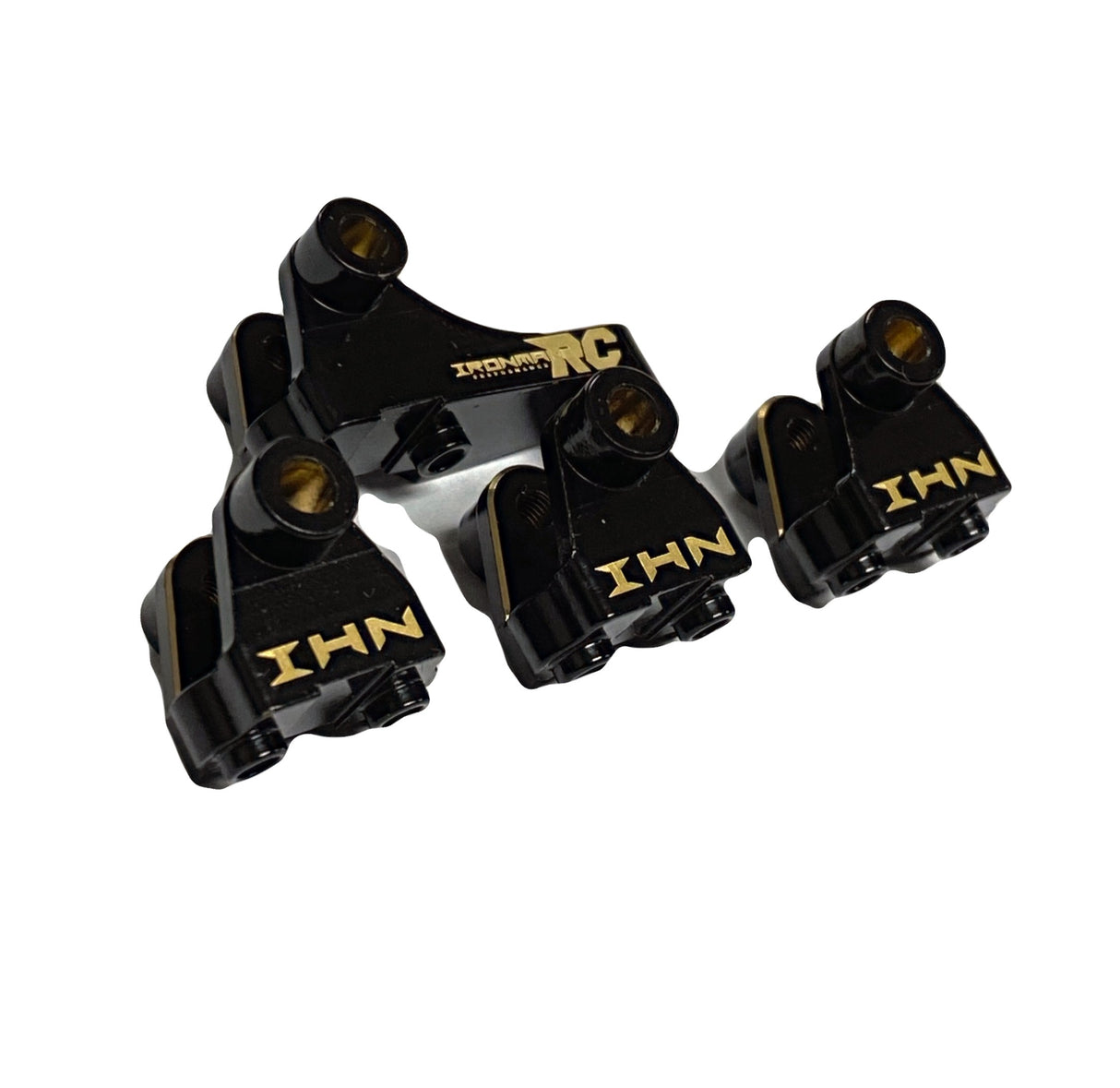 IRonManRc TRX4 TRX6 BRASS LINK MOUNT BLACK