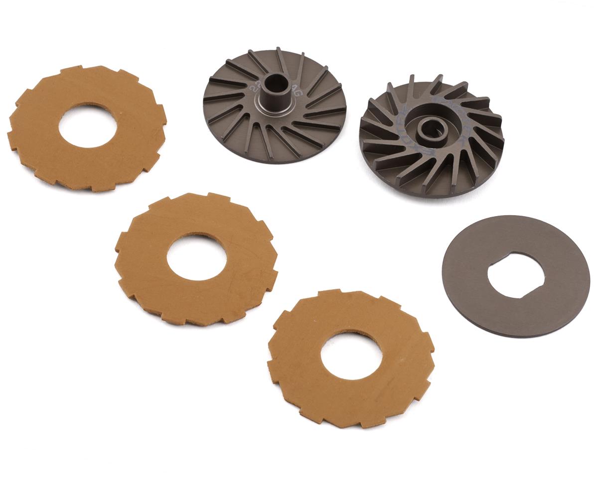 Exotek 2058 TLR 22S Drag Mk3 Juego de zapatillas con aletas