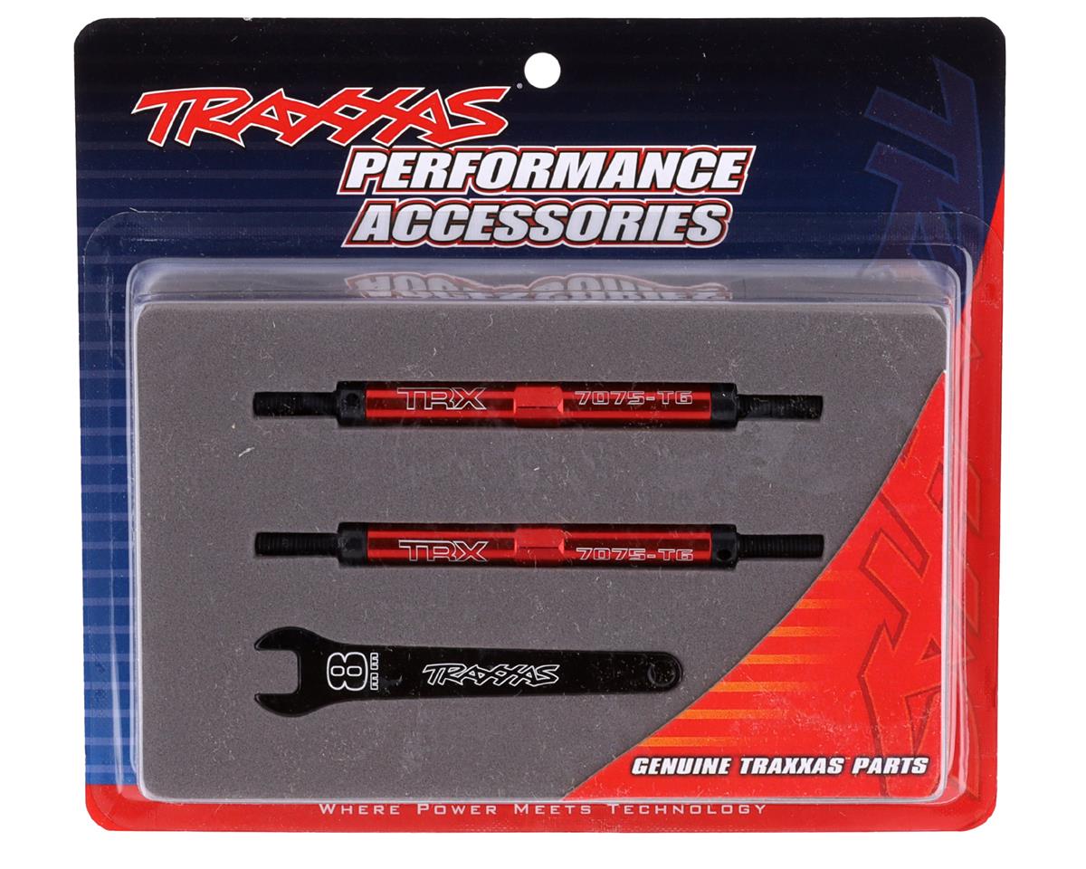 Traxxas 8638R E-Revo 2.0 Tubos 5.0 mm Enlace de punta (rojo) (2)