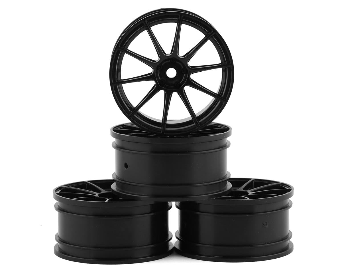 Juego de ruedas MST 832058BK 5H (negro) (4) (+1 desplazamiento) con hexágono de 12 mm